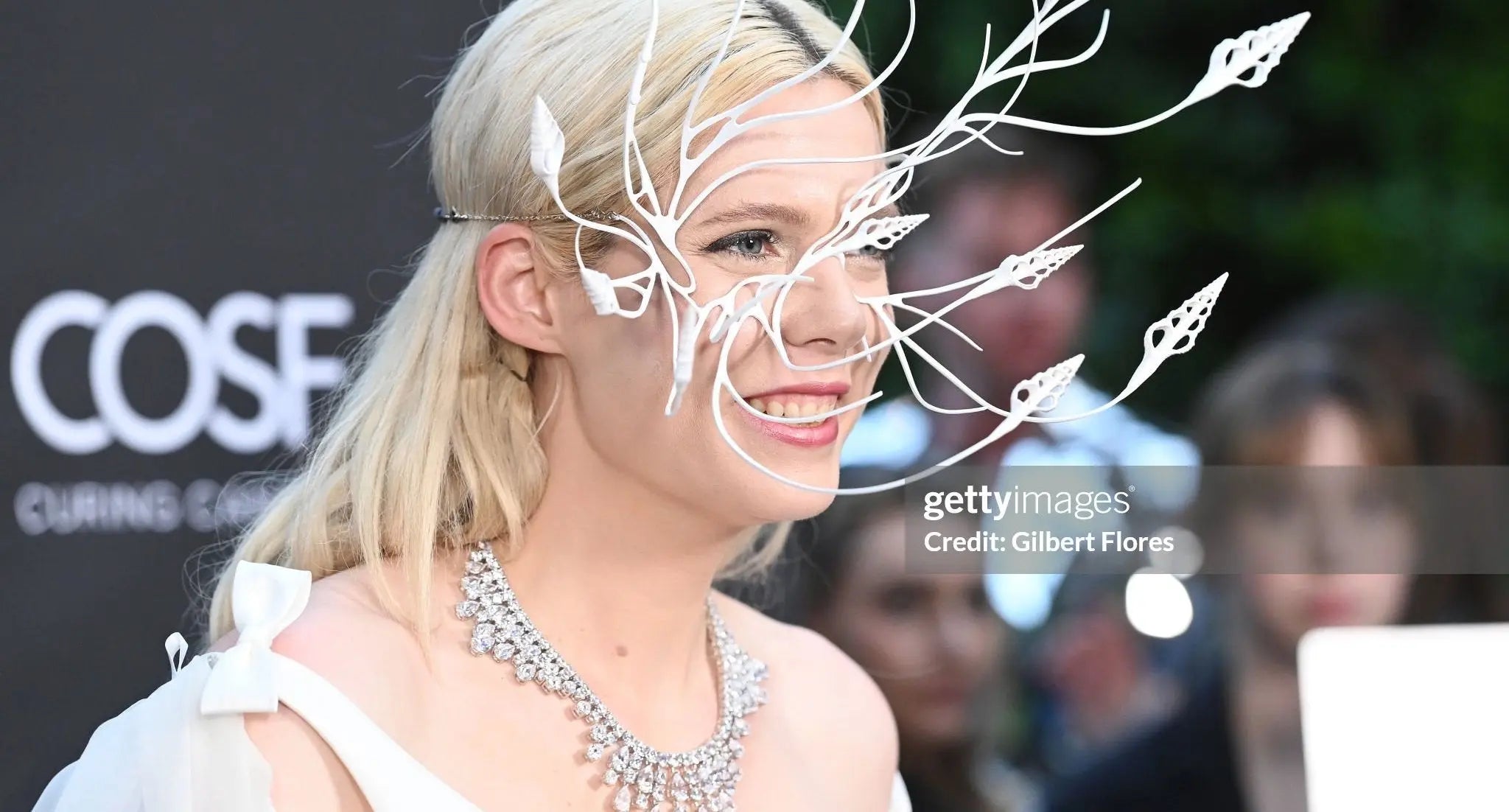 Skye Aurelia wears Anna Zuckerman to the Zodiac Ball Anna Zuckerman