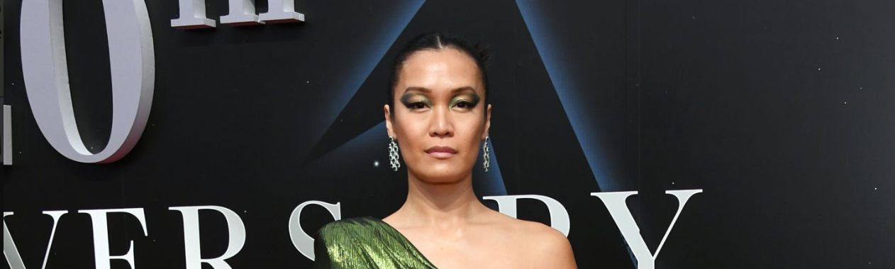 Sydney Viengluang Wears Anna Zuckerman to the Unforgettable Gala