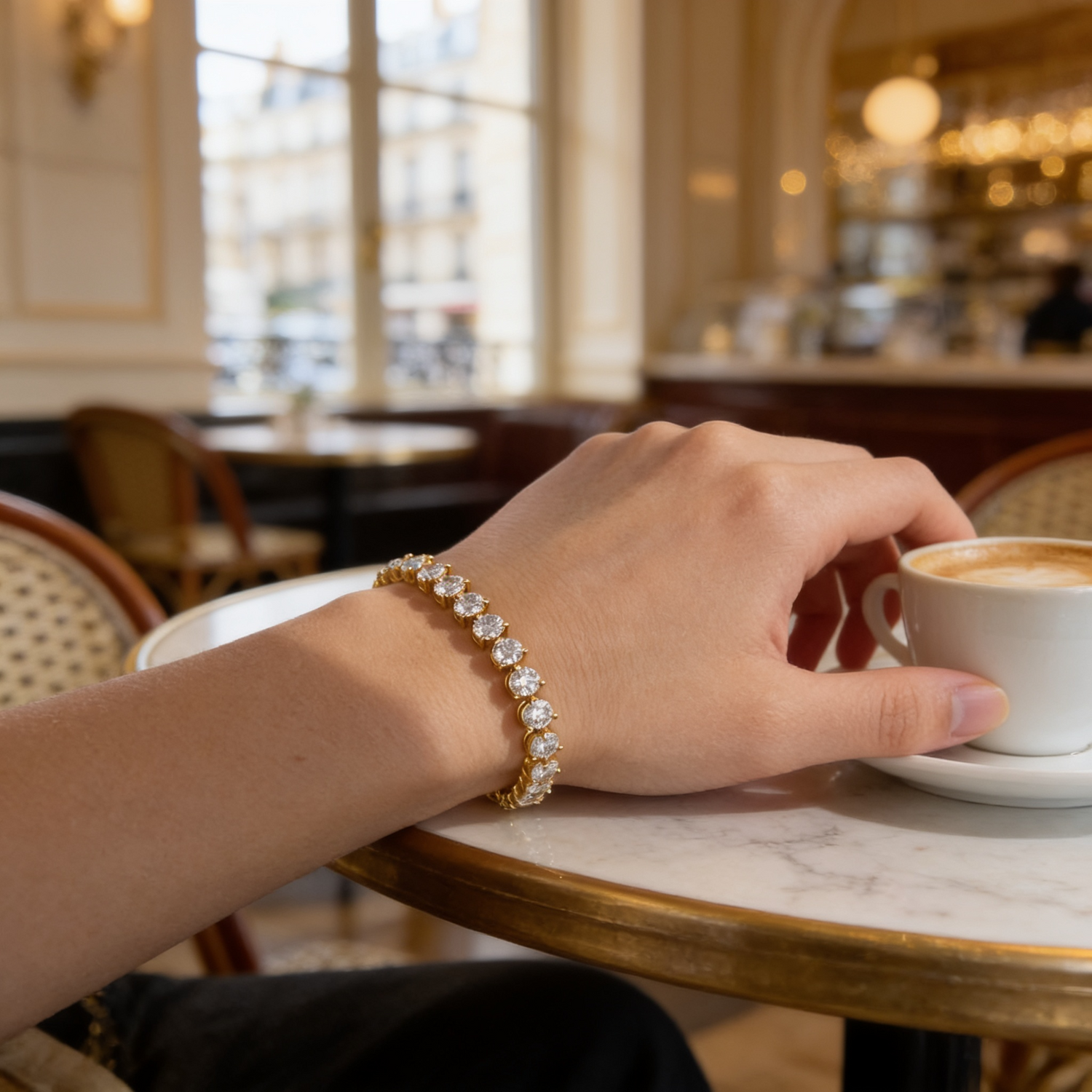 10 Carat Martini Tennis Bracelet