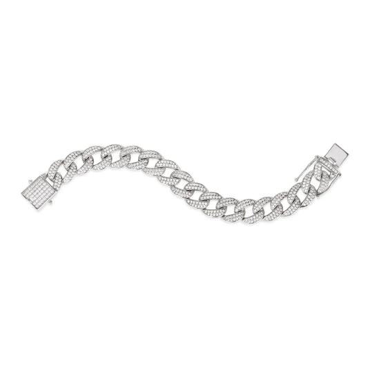 12mm Super Cuban Link Bracelet - Anna Zuckerman