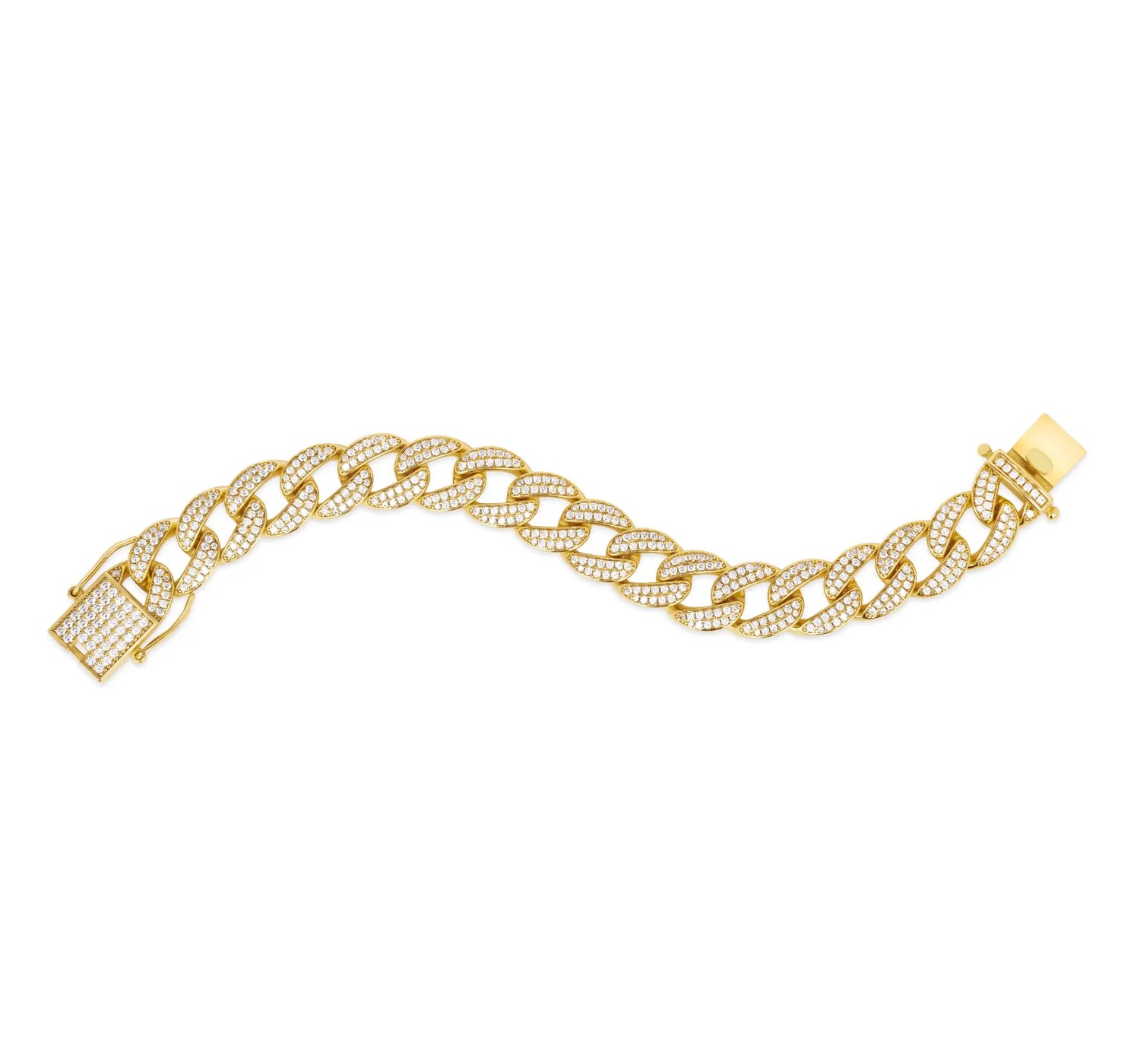 12mm Super Cuban Link Bracelet - Anna Zuckerman