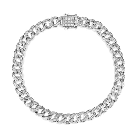 12mm Super Cuban Link Necklace Anna Zuckerman