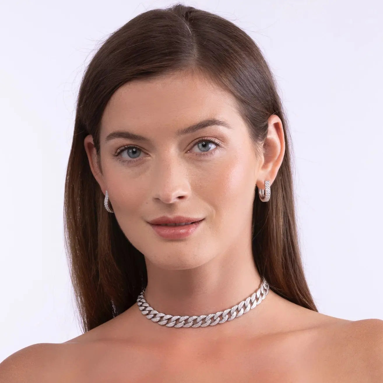 12mm Super Cuban Link Necklace Anna Zuckerman
