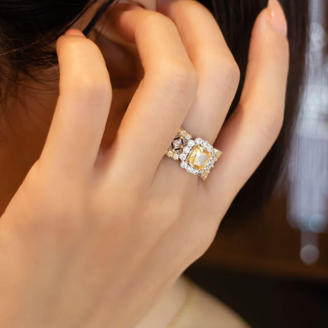 Vintage Luna Ring Anna Zuckerman