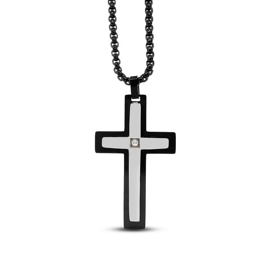 Ebon Cross Necklace