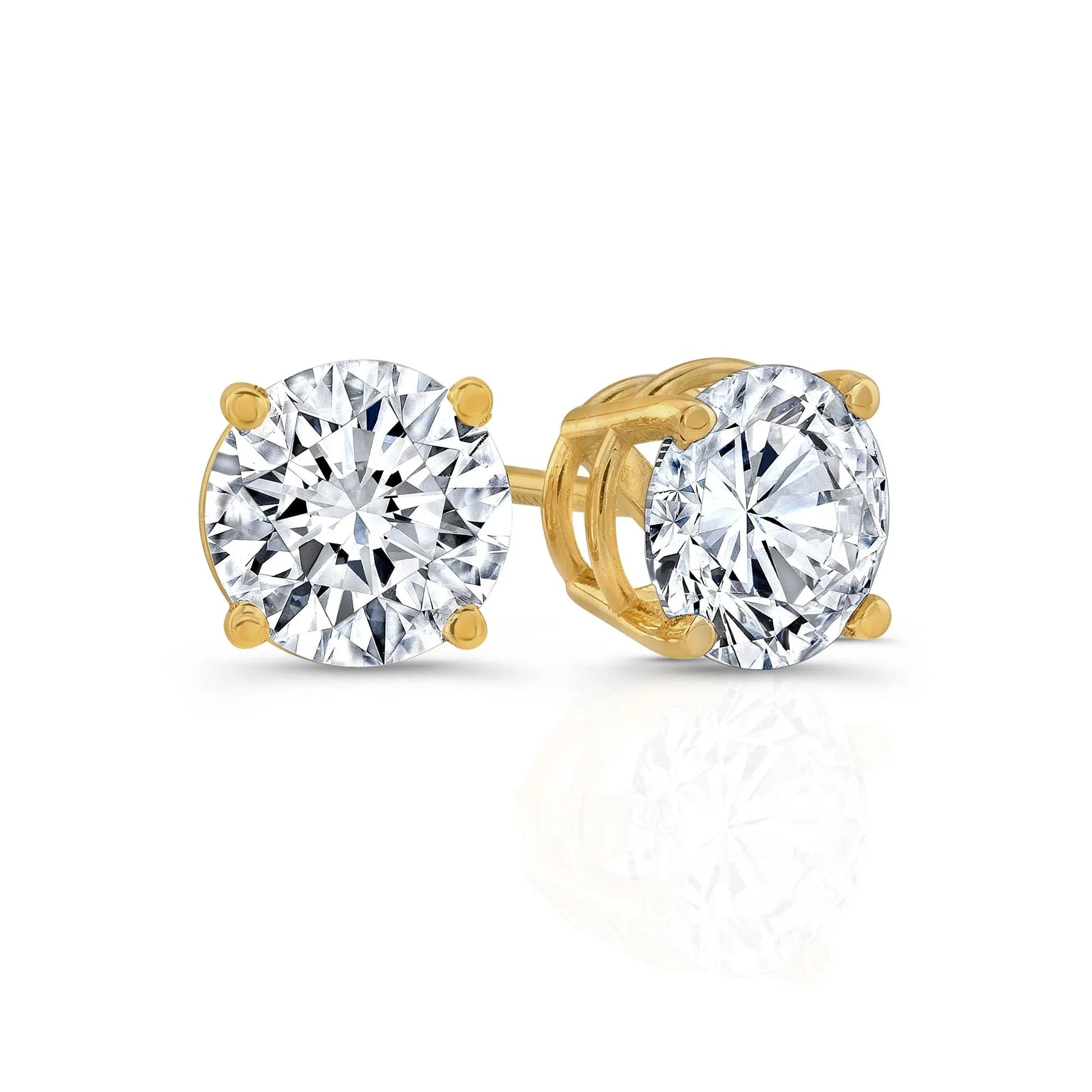 2 Carat Classic Studs by AZ Essentials Anna Zuckerman