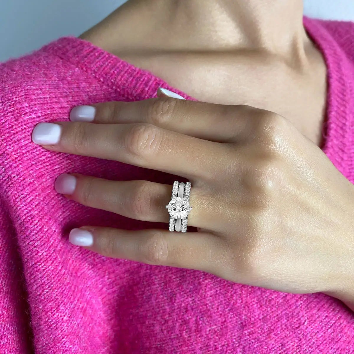 2 Carat Wedding Set Anna Zuckerman