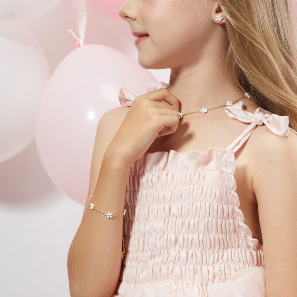 Petit Rosie Bracelet in White