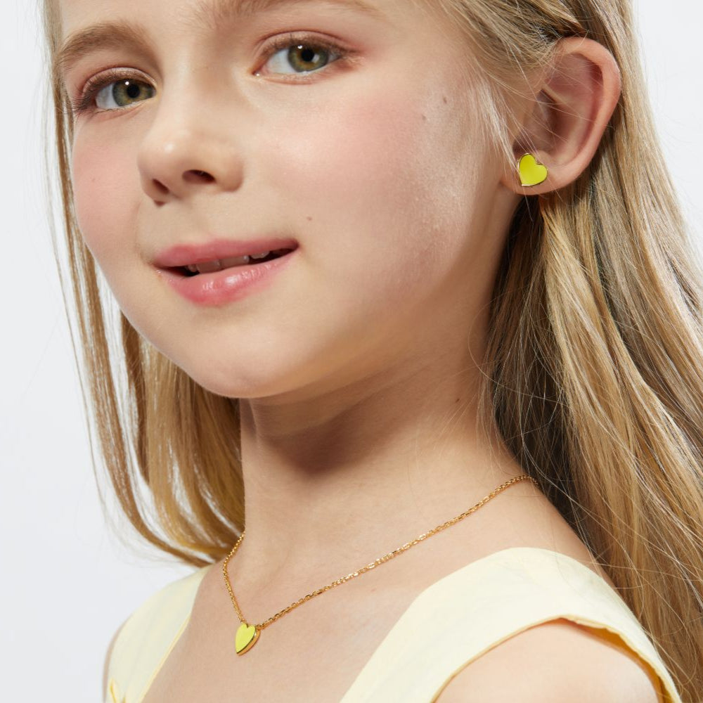 Petit Love Studs in Yellow