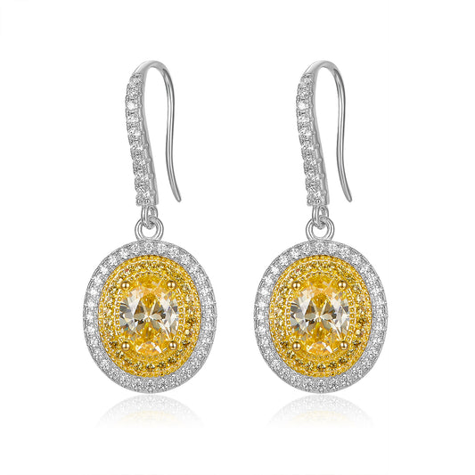 Cassia Drop Earrings in Canary