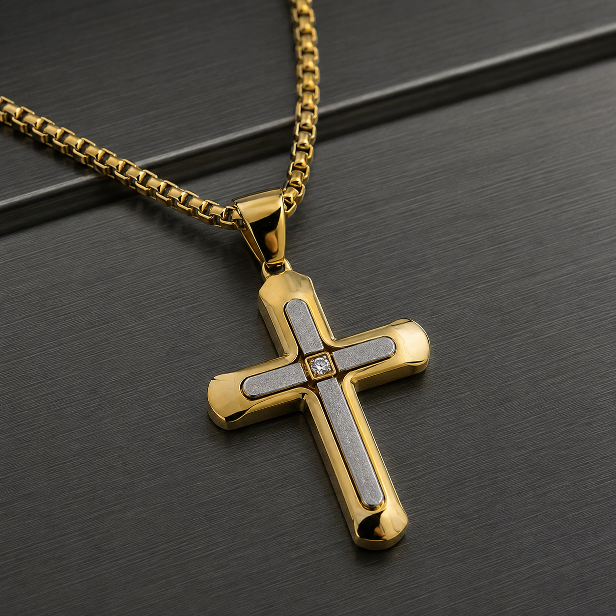 Kaine Cross Necklace