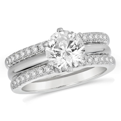 2 Carat Wedding Set