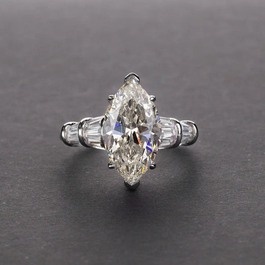 3 Carat Marquee Ring Anna Zuckerman
