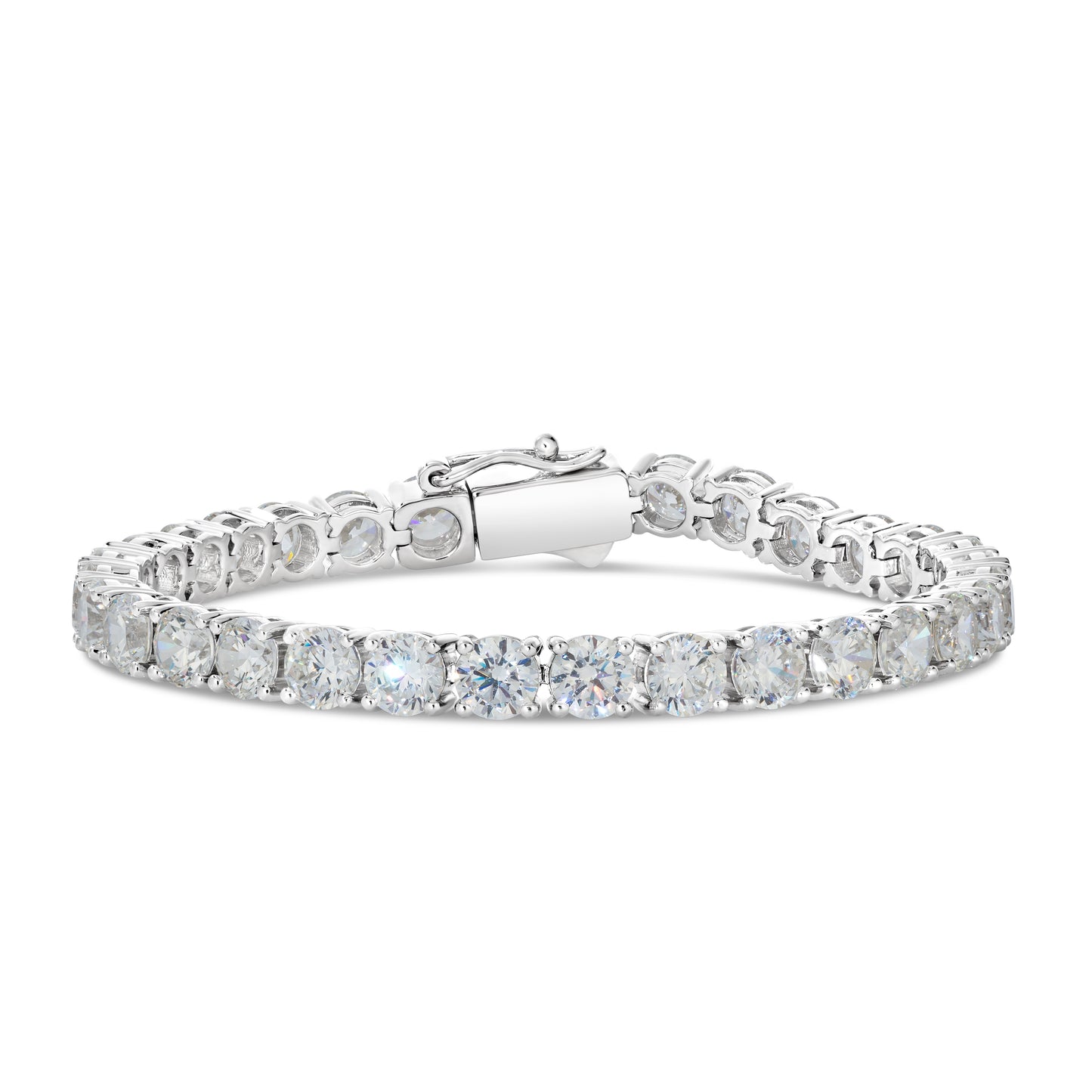 30 Carat Straight Line Tennis Bracelet