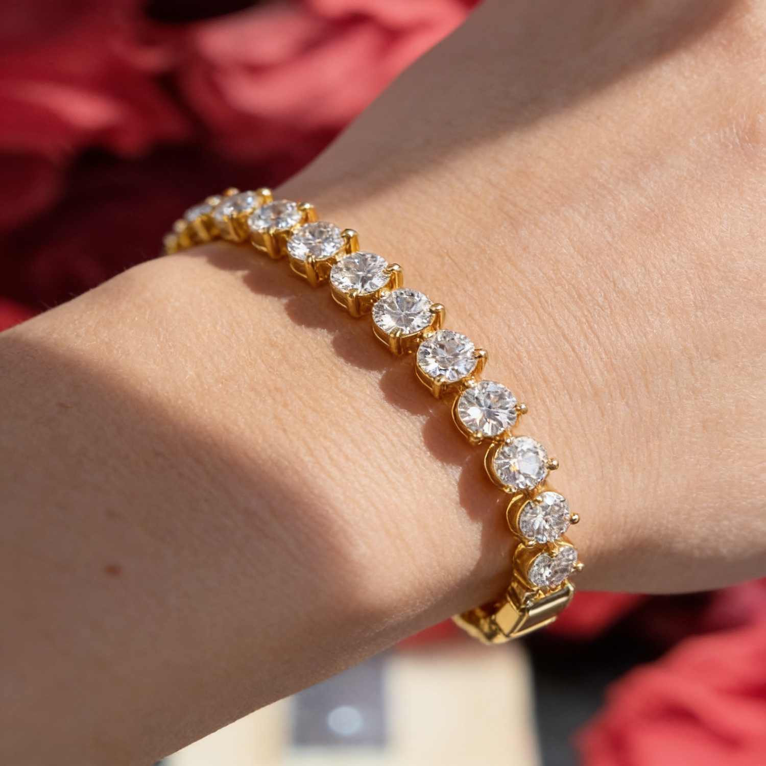 30 Carat Martini Tennis Bracelet