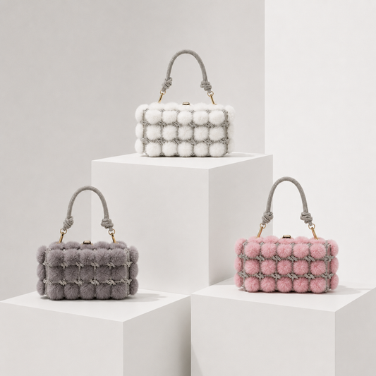 Polished Plush Handbag
