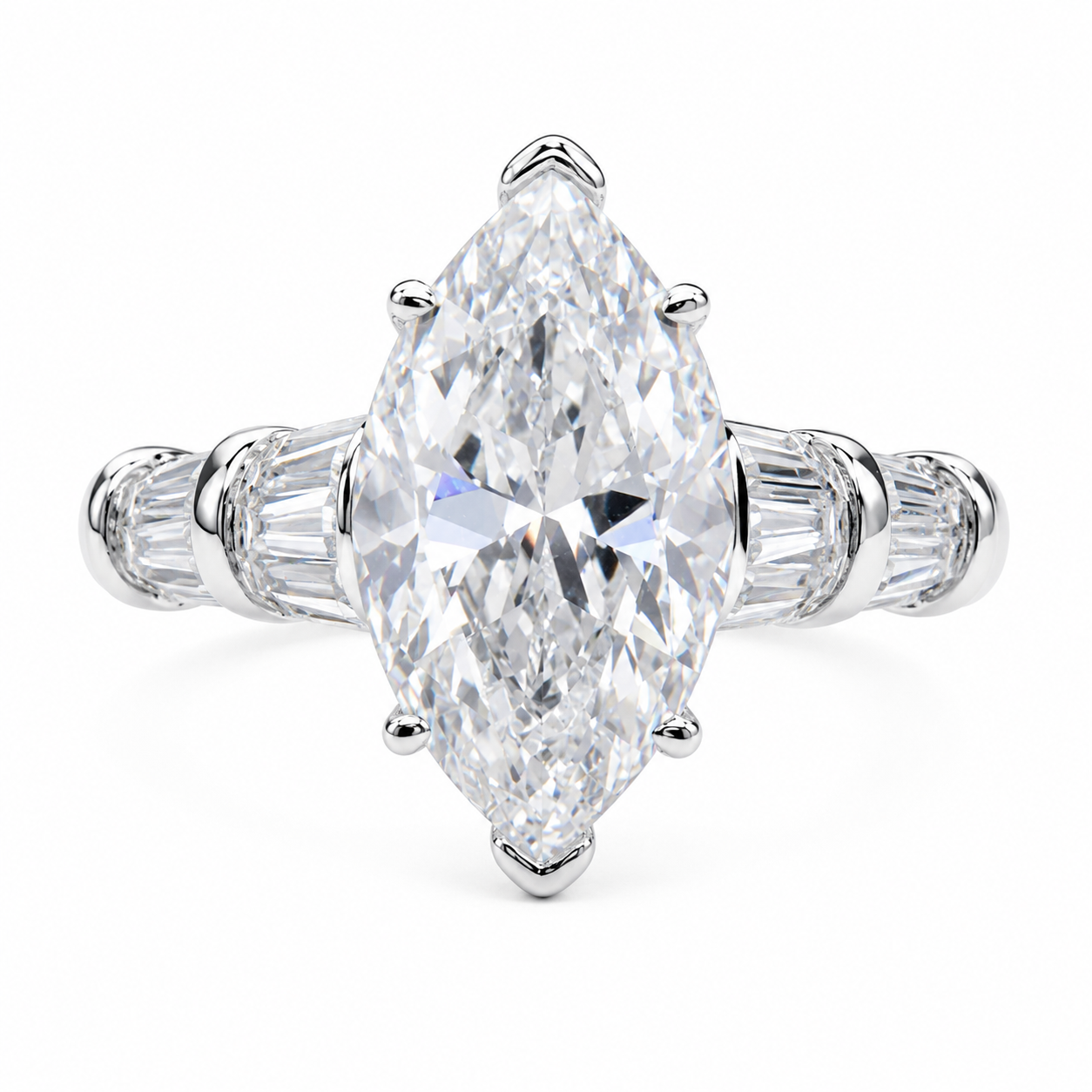 3 Carat Marquee Ring