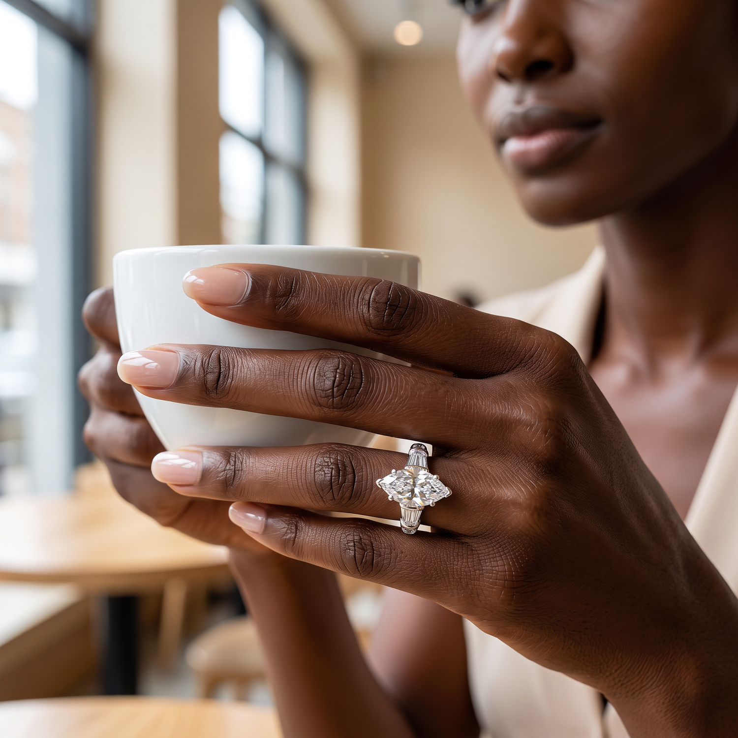 3 Carat Marquee Ring