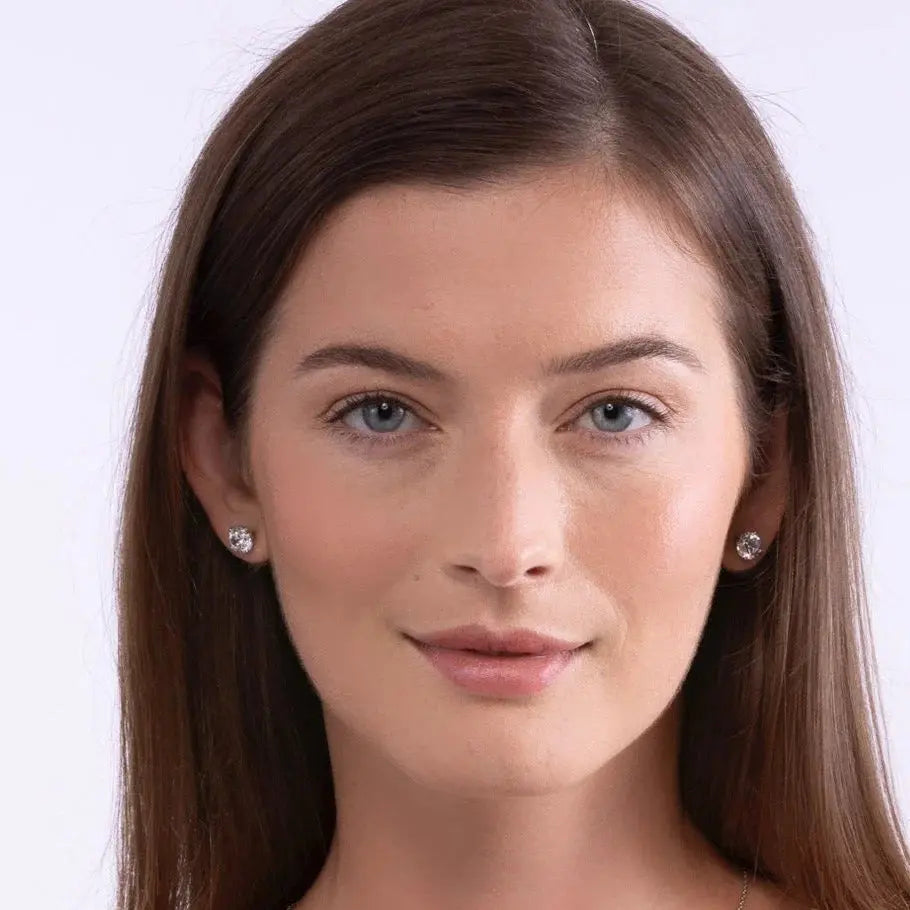 4 Carat Classic Studs by AZ Essentials Anna Zuckerman