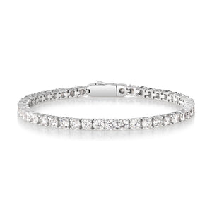 4 Carat Straight Line Tennis Bracelet - Anna Zuckerman
