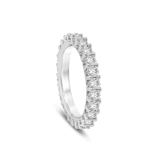 One Carat Skinny Eternity Ring