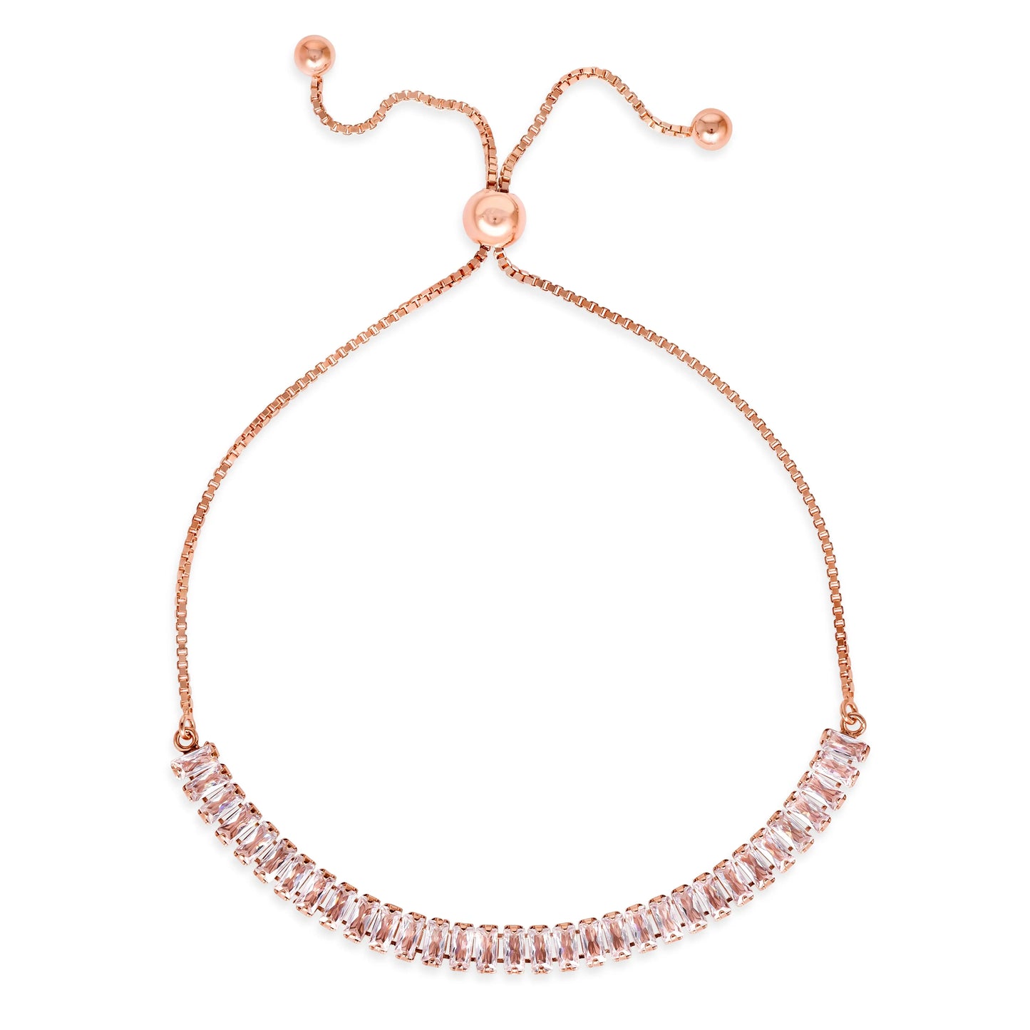 5 Carat Baguette Bolo Bracelet by Kathy Hilton - Anna Zuckerman