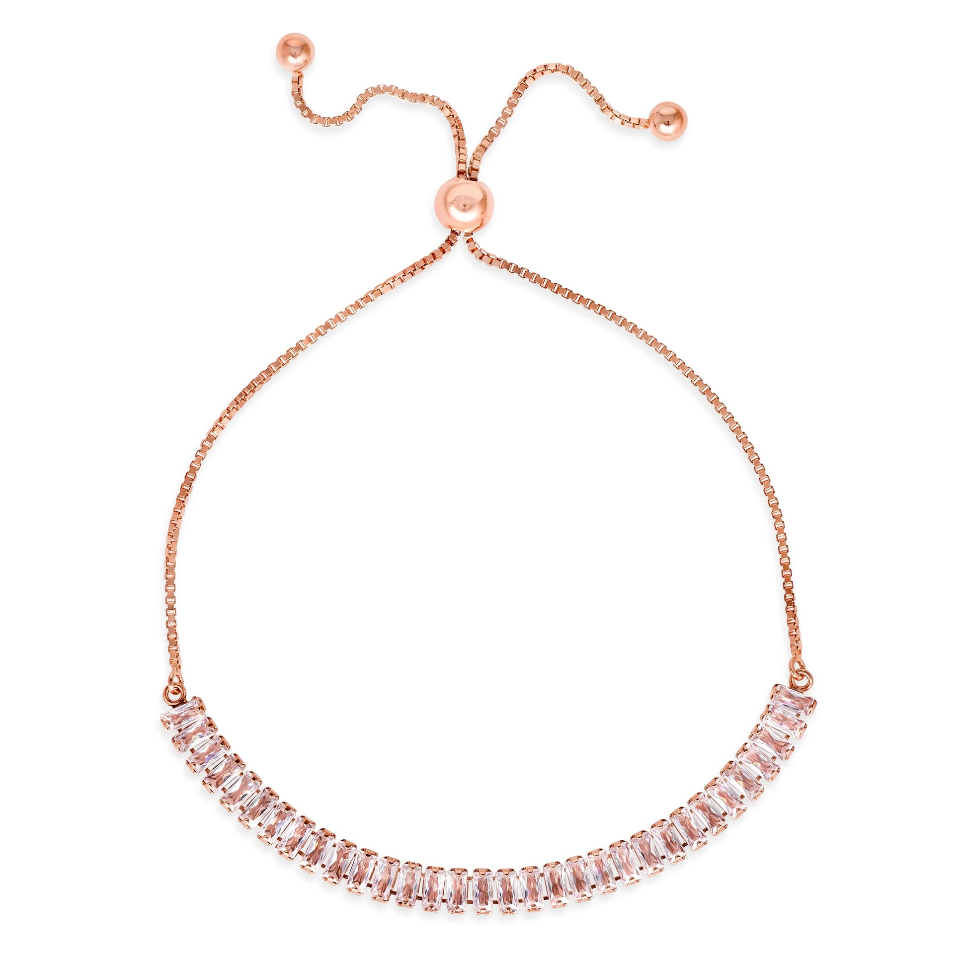 5 Carat Baguette Bolo Bracelet by Kathy Hilton - Anna Zuckerman