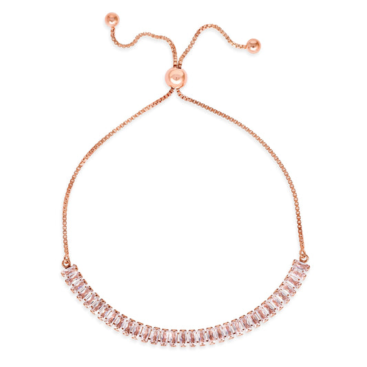 5 Carat Baguette Bolo Bracelet by Kathy Hilton - Anna Zuckerman