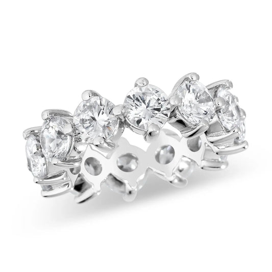 6 Carat Eternity Ring - Anna Zuckerman Rings