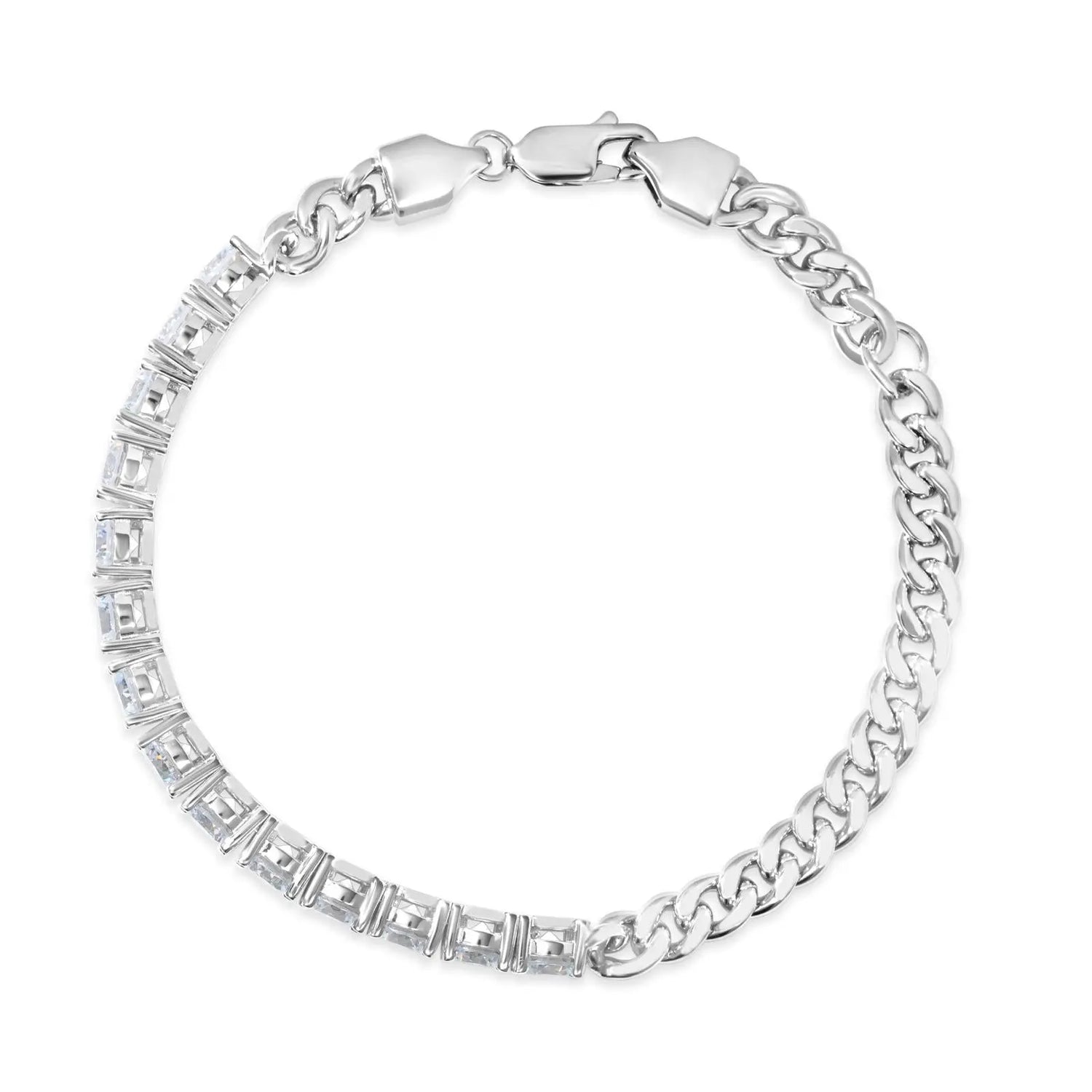 7 Carat Modern Tennis Bracelet Anna Zuckerman