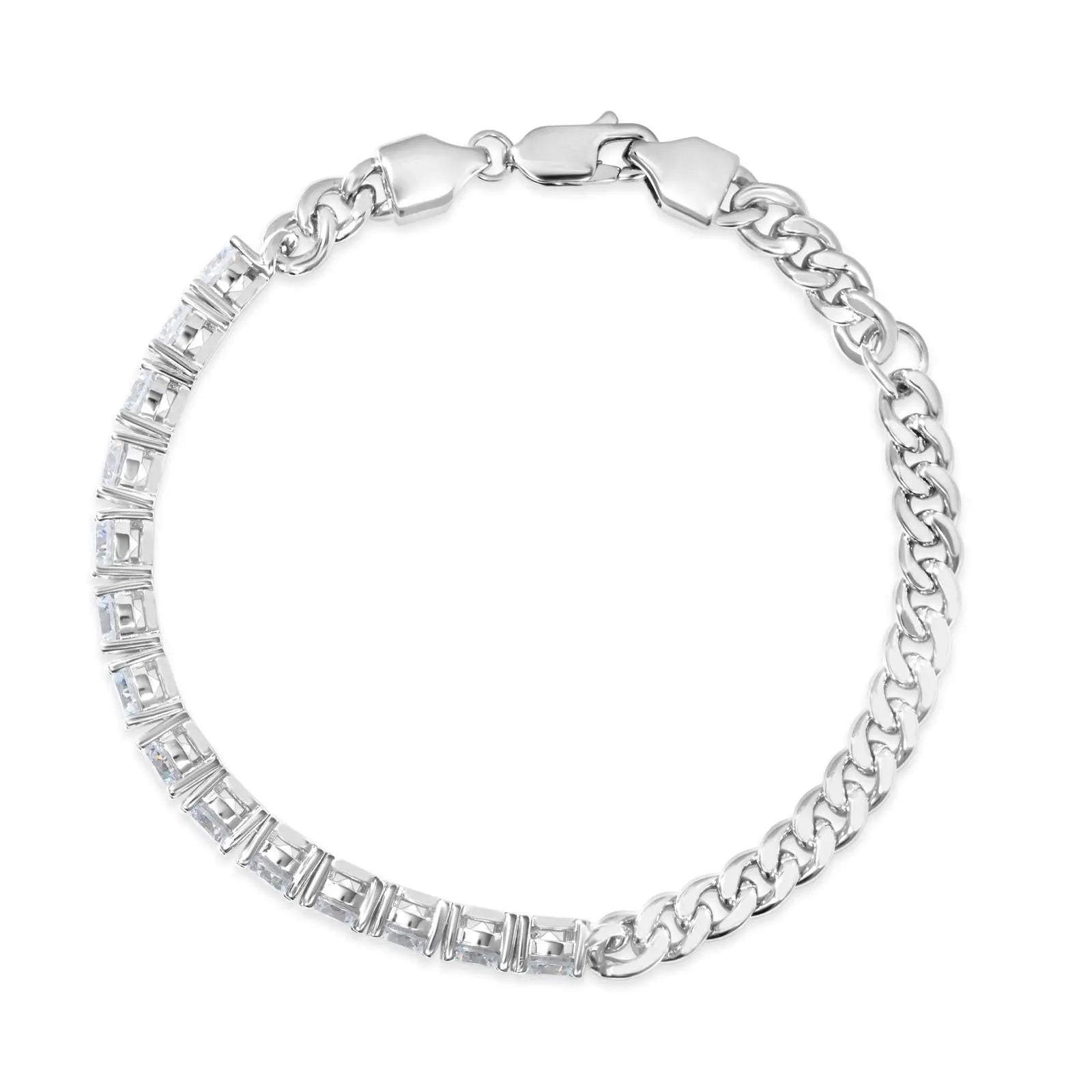 7 Carat Modern Tennis Bracelet Anna Zuckerman