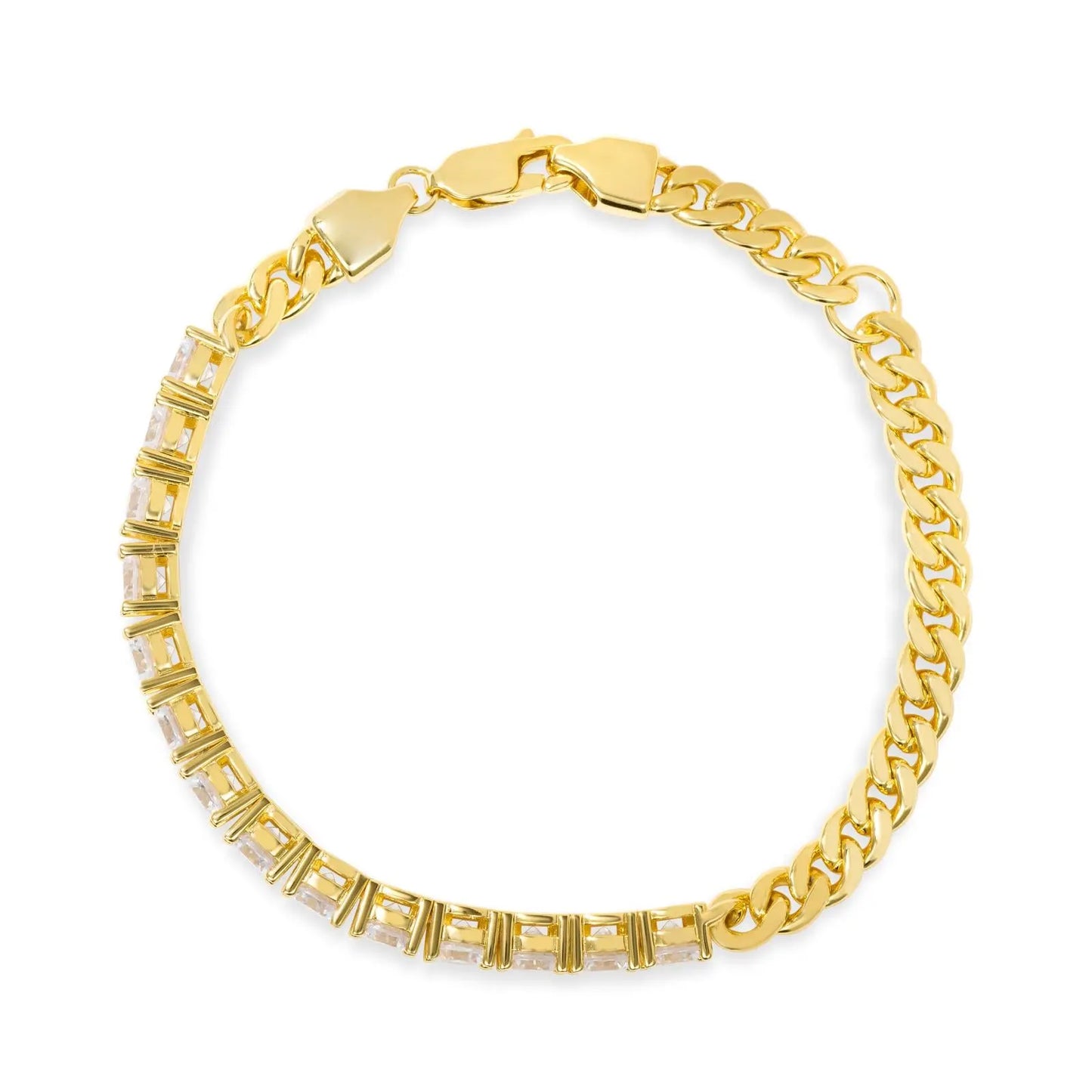 7 Carat Modern Tennis Bracelet Anna Zuckerman