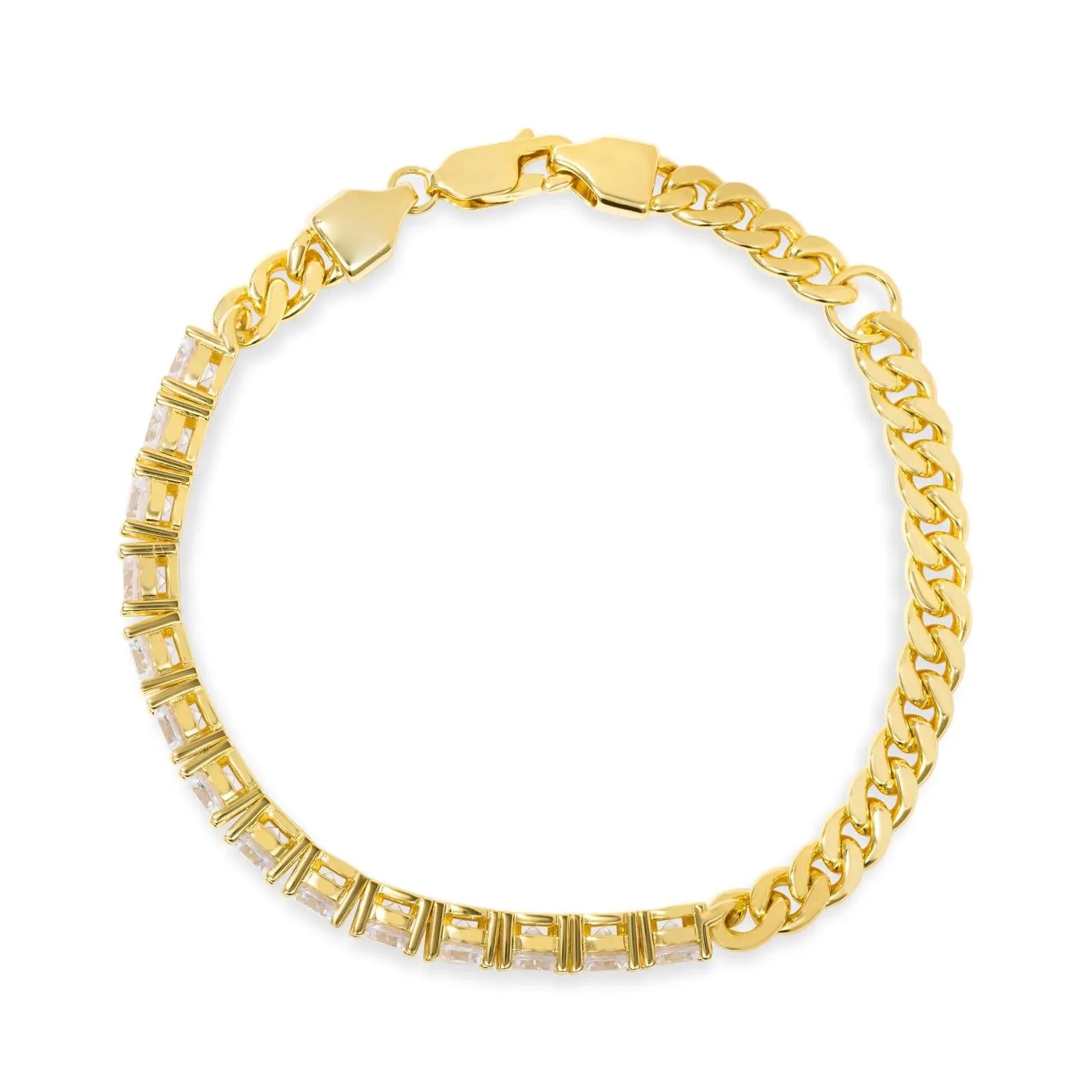 7 Carat Modern Tennis Bracelet Anna Zuckerman