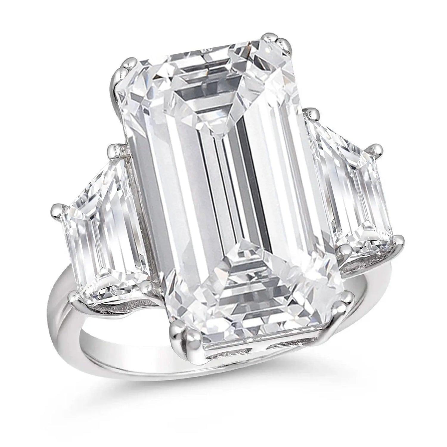 Amelie 10 Carat Emerald Cut Ring - Anna Zuckerman