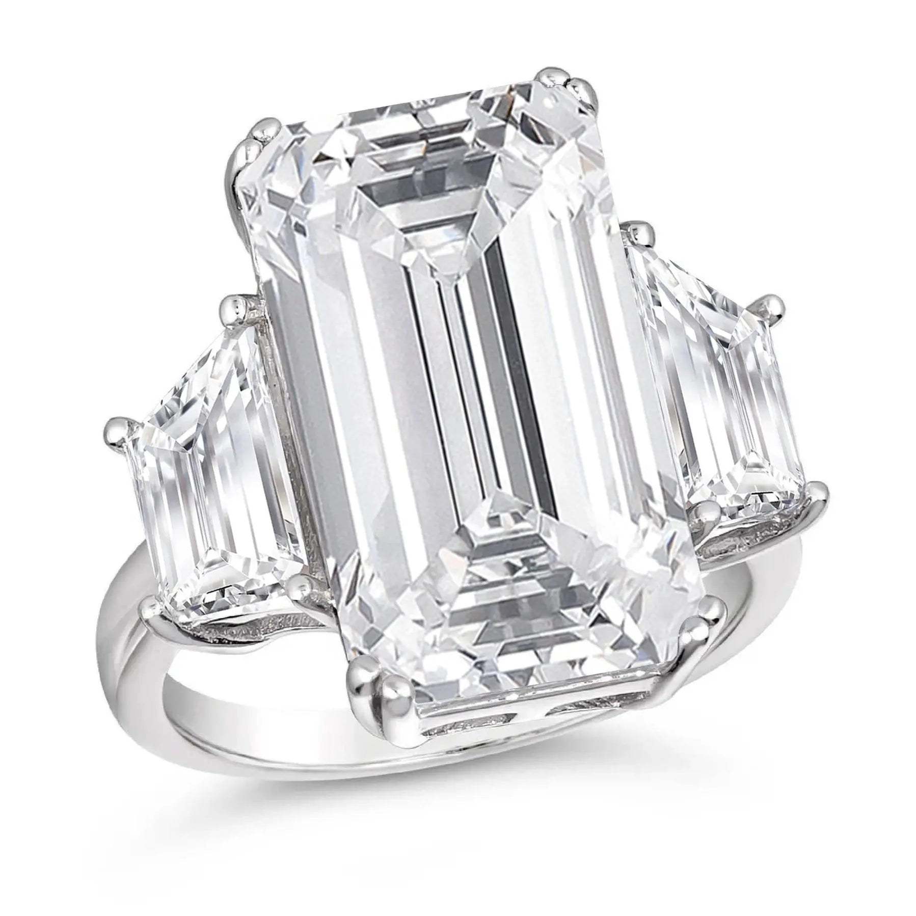 Amelie 10 Carat Emerald Cut Ring - Anna Zuckerman