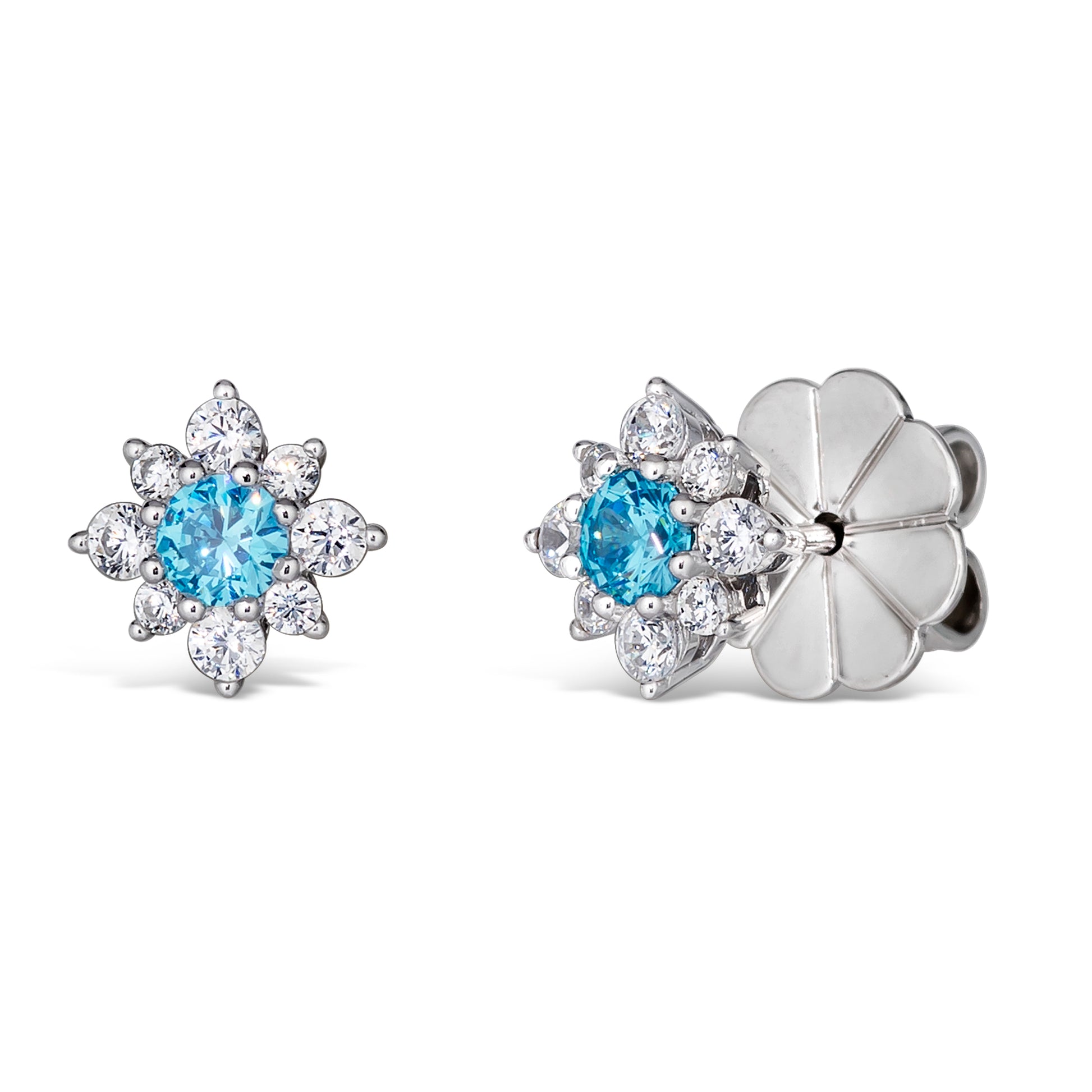 Mini Daisy Diamond Crystalline Studs - Anna Zuckerman Earrings