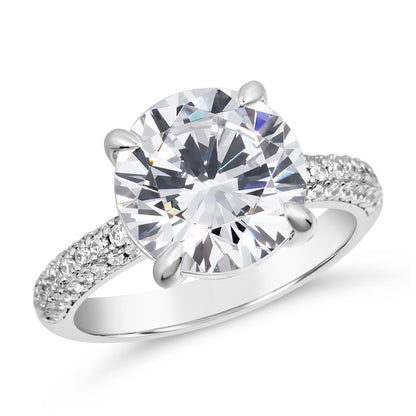 Anastasia 64 Diamond White 4ct Ring