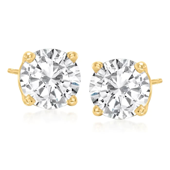 Just Like Diamonds Only Better Studs 10 Carats - Anna Zuckerman Earrings