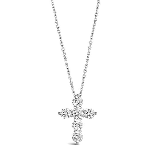 Faith 3 Carat Cross Necklace