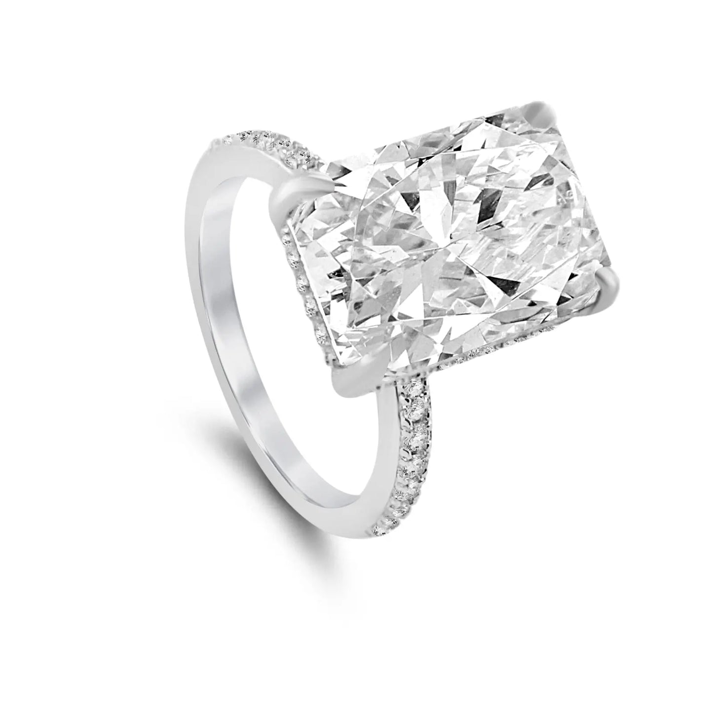 Angelina 6 Carat Radiant Cut Ring Anna Zuckerman
