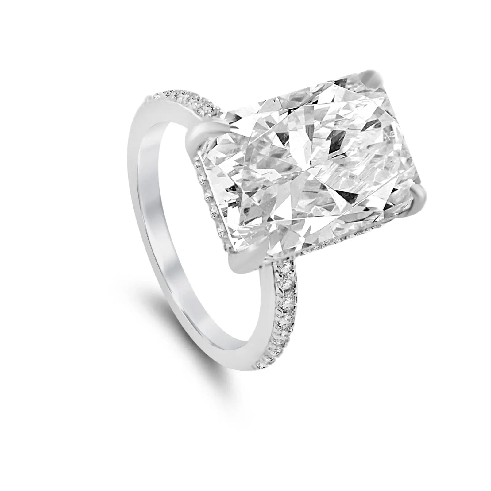 Angelina 6 Carat Radiant Cut Ring Anna Zuckerman