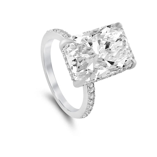 Angelina 6 Carat Radiant Cut Ring Anna Zuckerman