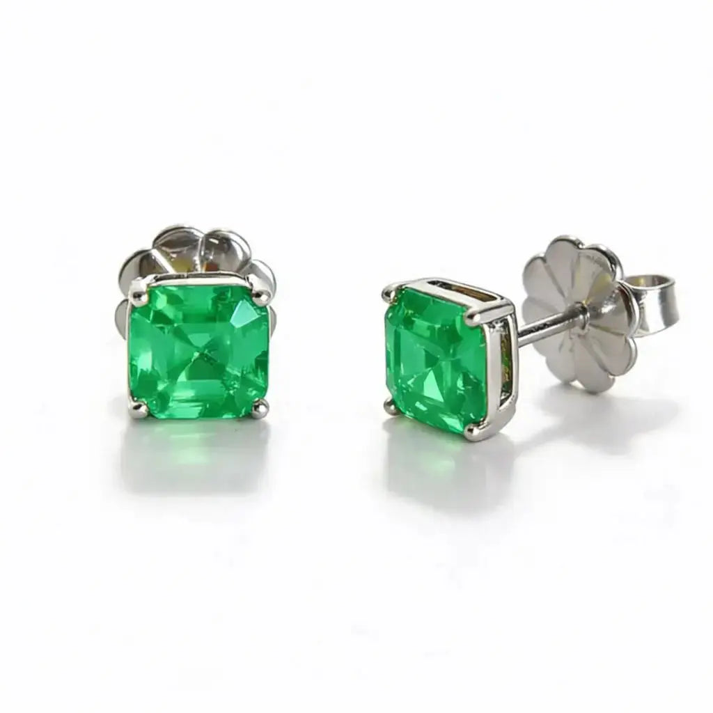 Starburst Asscher Cut Studs Anna Zuckerman