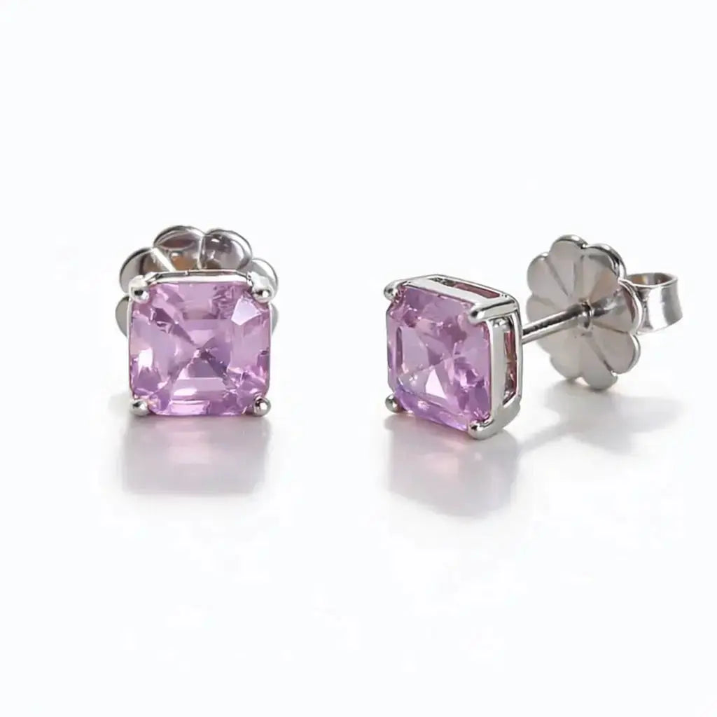 Starburst Asscher Cut Studs Anna Zuckerman