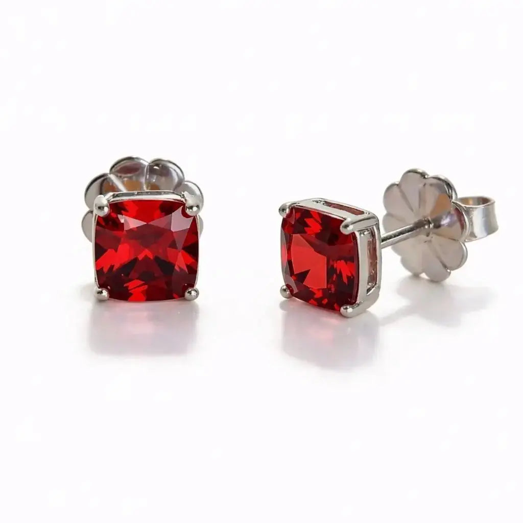 Starburst Asscher Cut Studs Anna Zuckerman