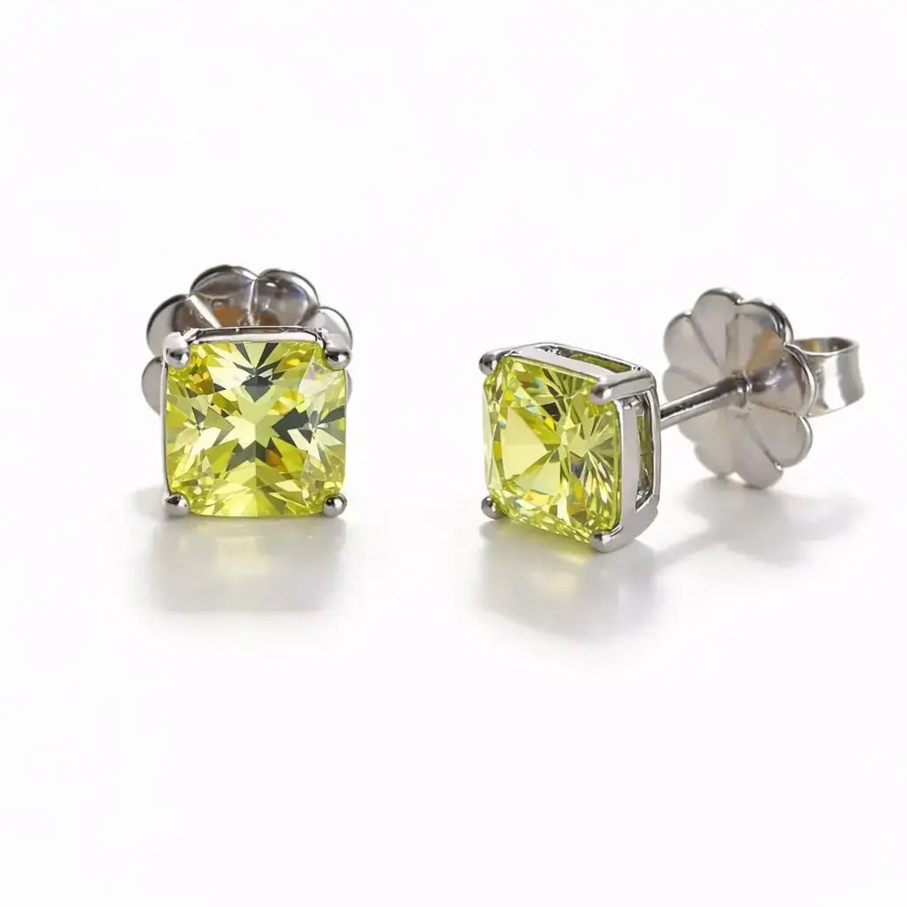 Starburst Asscher Cut Studs Anna Zuckerman