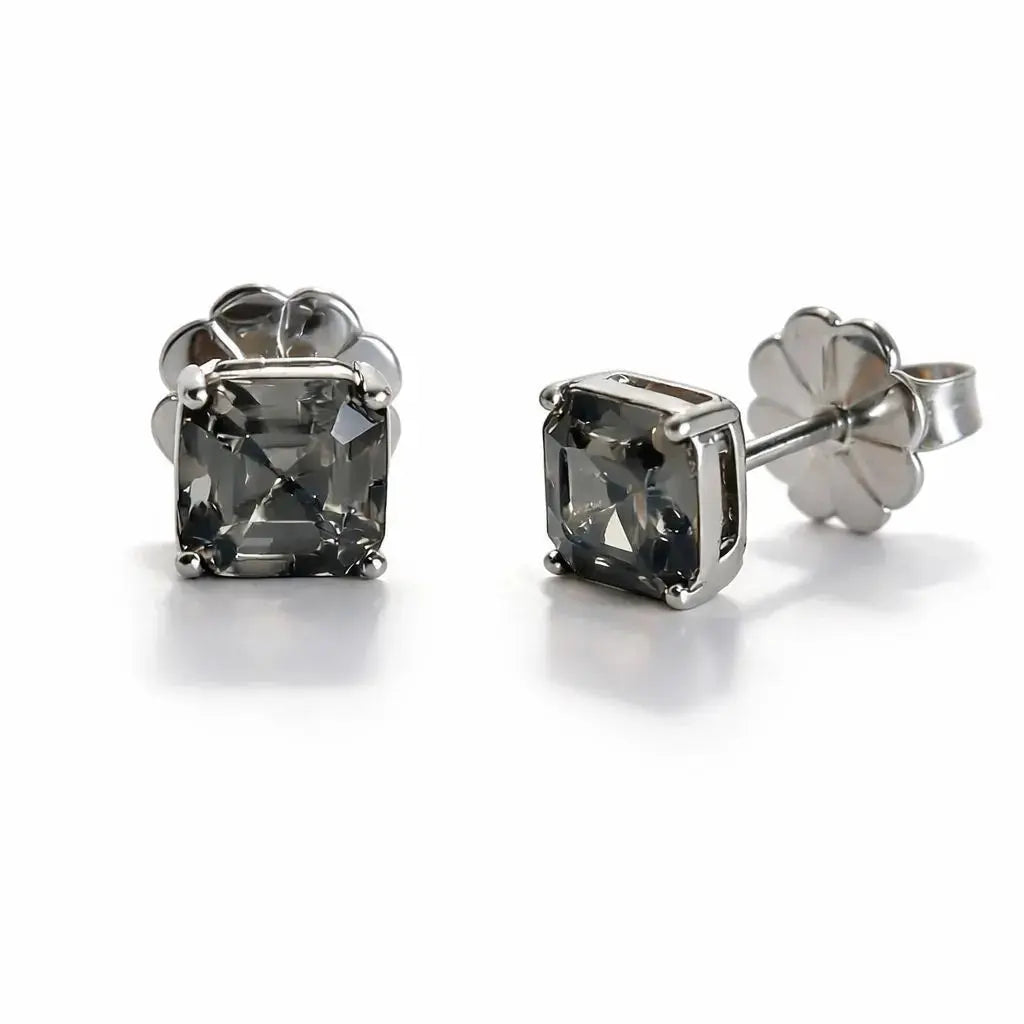 Starburst Asscher Cut Studs Anna Zuckerman