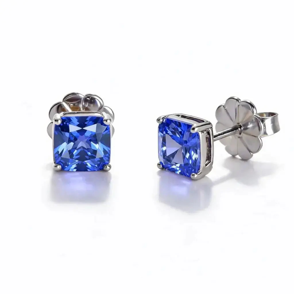 Starburst Asscher Cut Studs Anna Zuckerman