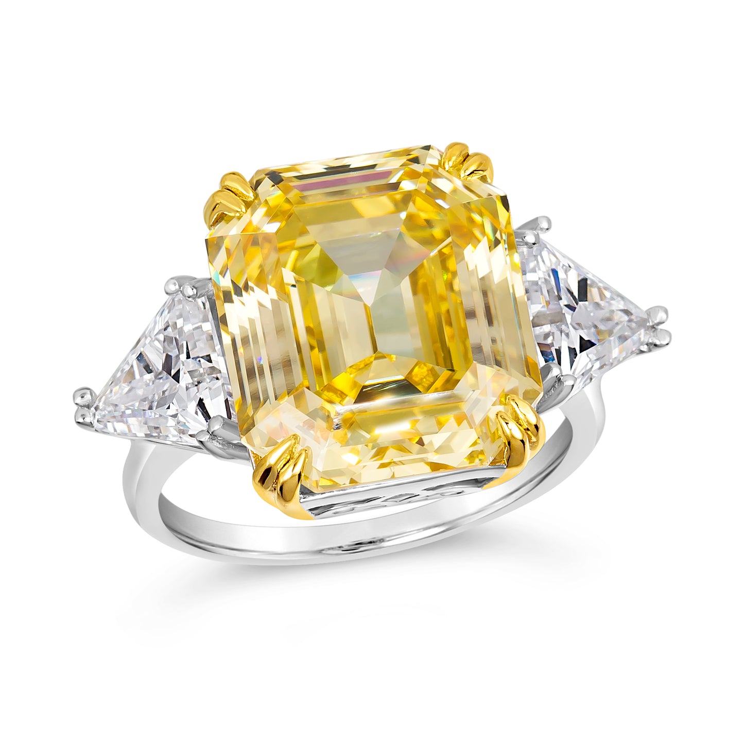 Malibu 10 Carat Canary Yellow Ring