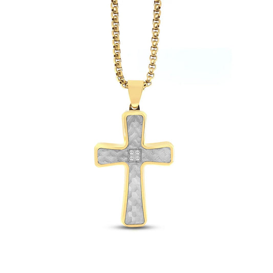 Argyle Cross Necklace Anna Zuckerman